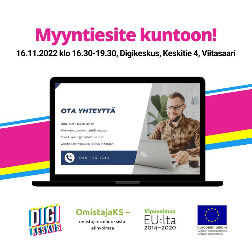 myyntiesite kuntoon